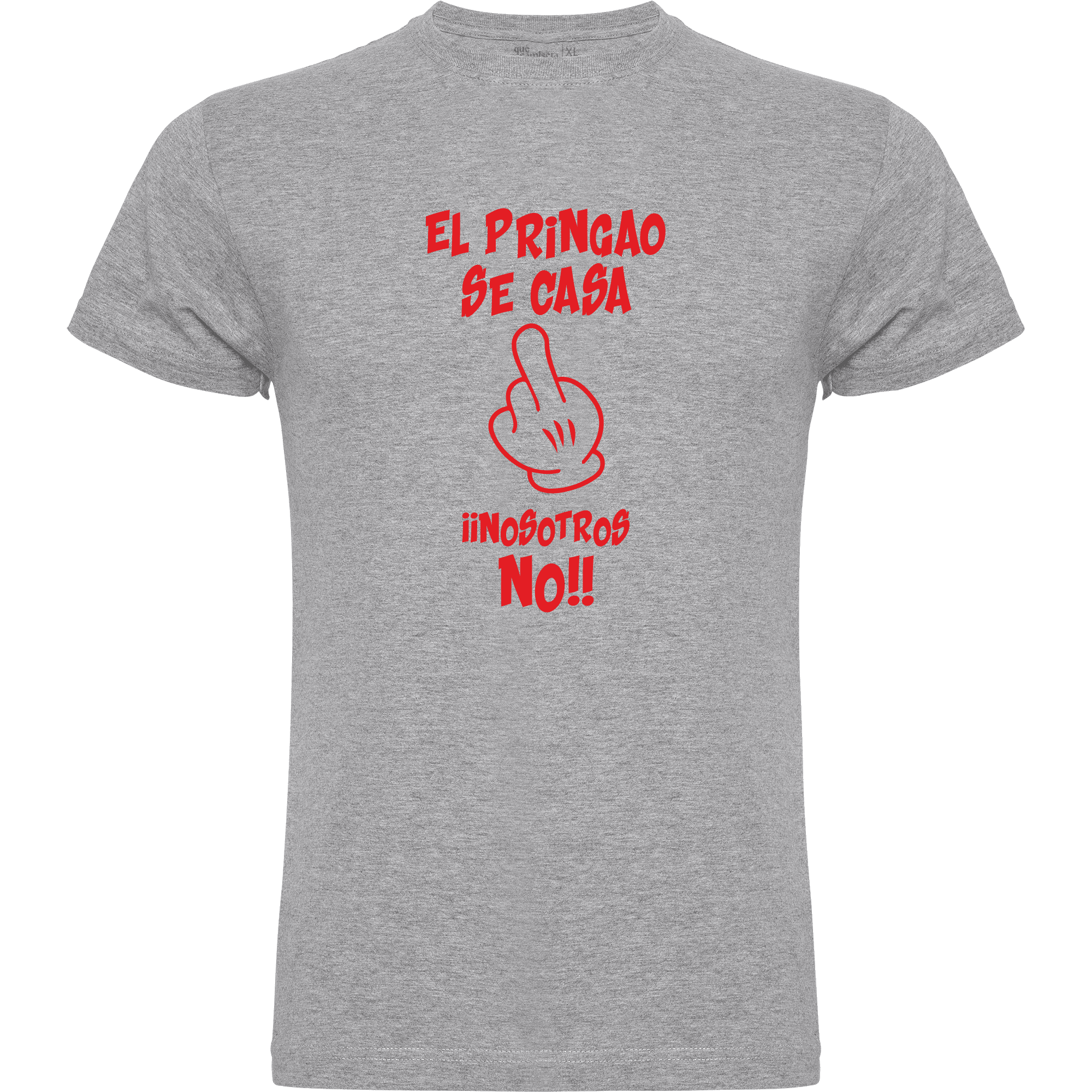 Camiseta despedida de soltero El pringao se casa