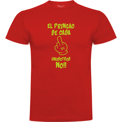 Camiseta despedida de soltero El pringao se casa