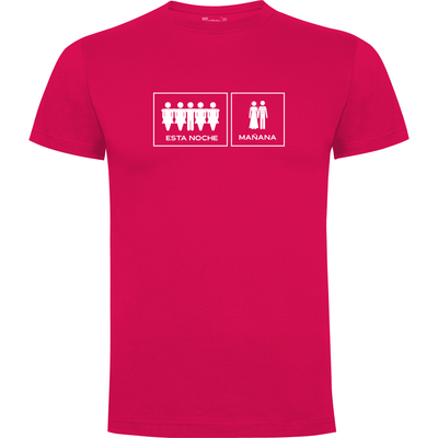 Camiseta despedida de soltero - Hoy/mañana