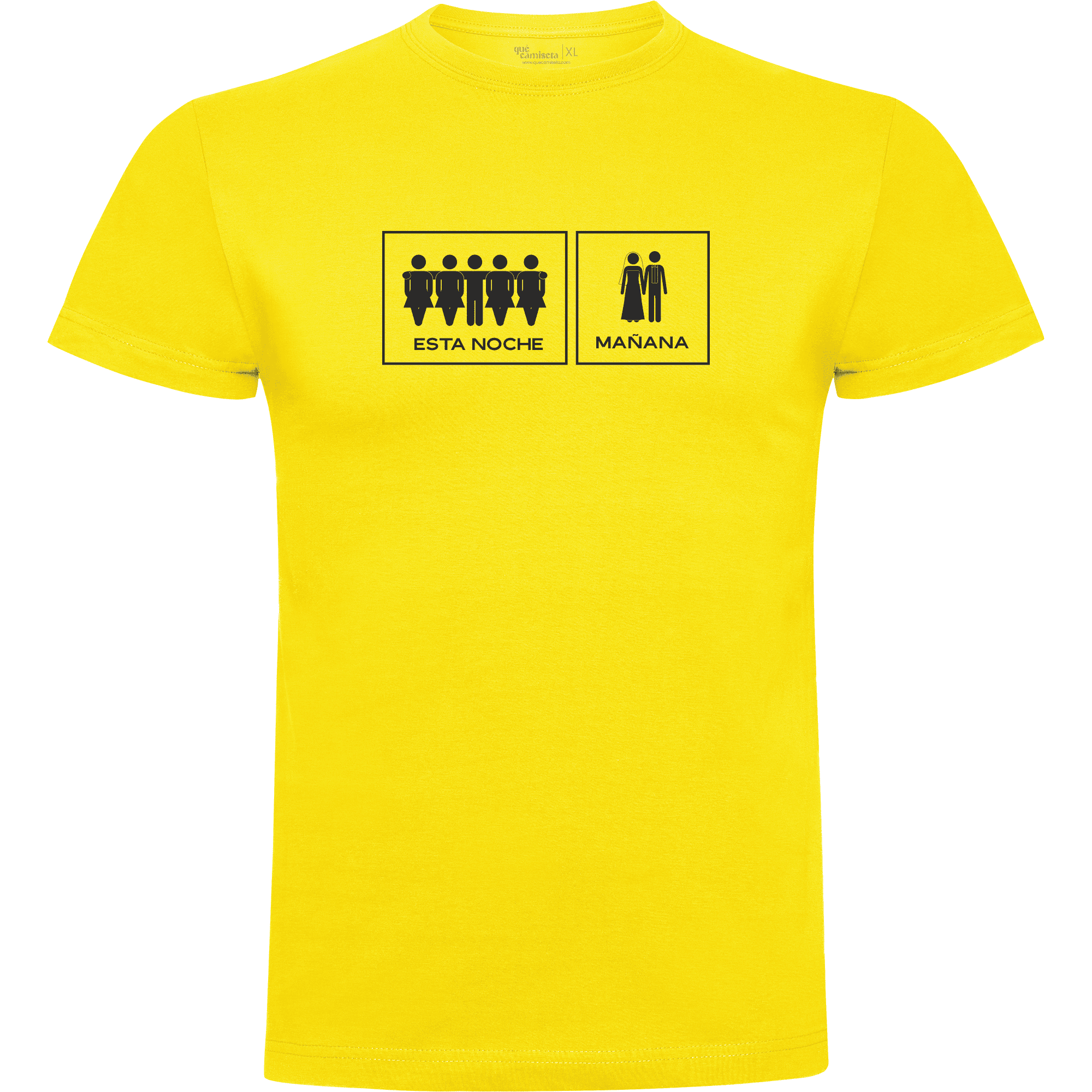 Camiseta despedida de soltero - Hoy/mañana