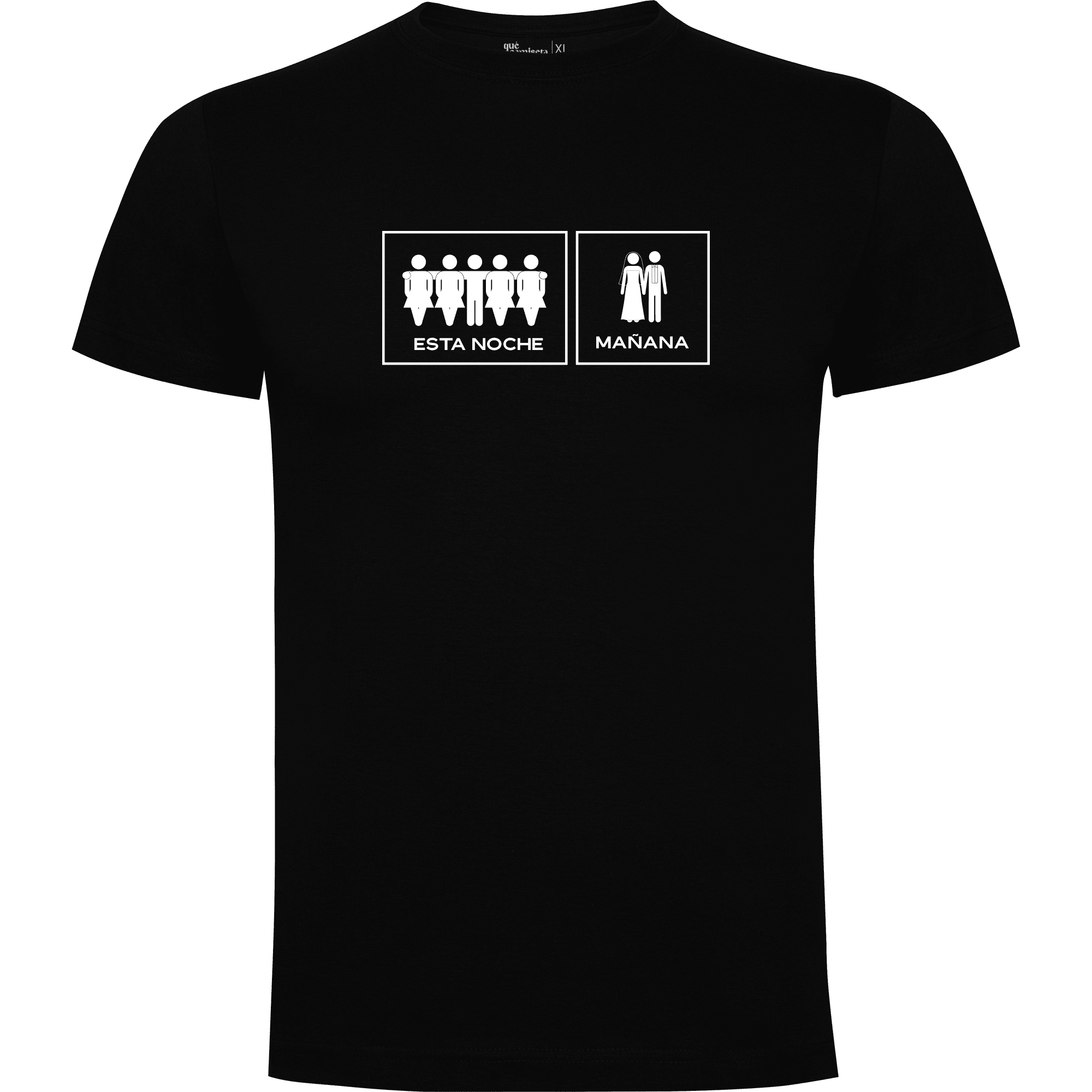 Camiseta despedida de soltero - Hoy/mañana