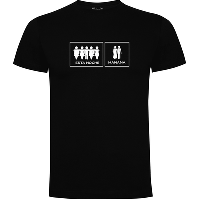 Camiseta despedida de soltero - Hoy/mañana