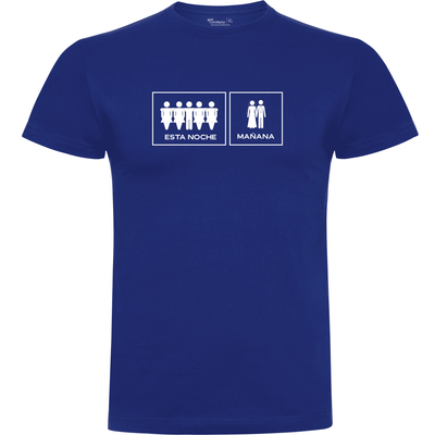 Camiseta despedida de soltero - Hoy/mañana