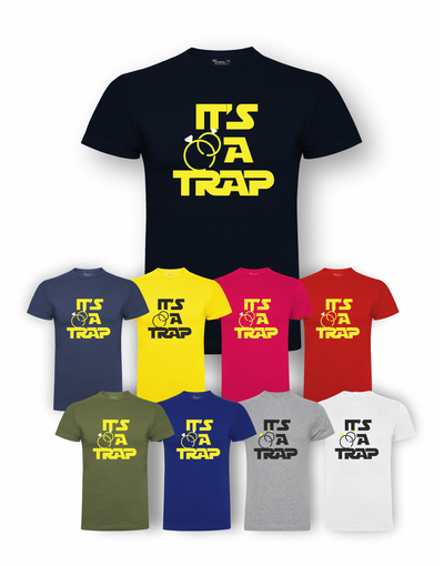 Camiseta de despedida de soltero "it's a trap" junto a la camiseta de los amigos – Pack recomendado.