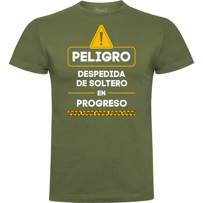 Camiseta despedida de soltero - Peligro
