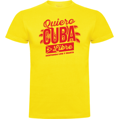 Camiseta despedida de soltero - Quiero mi cubalibre