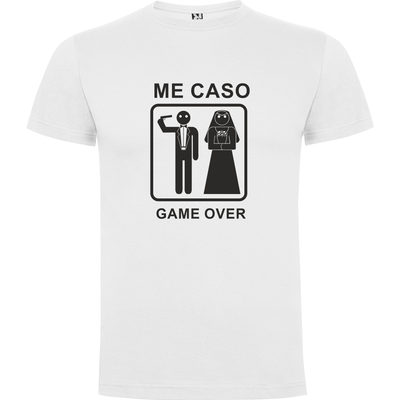 Camiseta despedida de soltero - Me caso, Game over