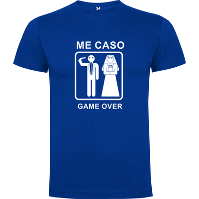 Camiseta despedida de soltero - Me caso, Game over