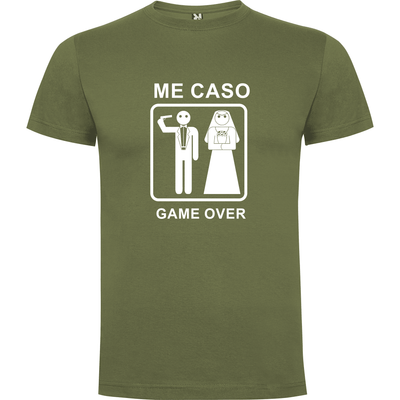 Camiseta despedida de soltero - Me caso, Game over