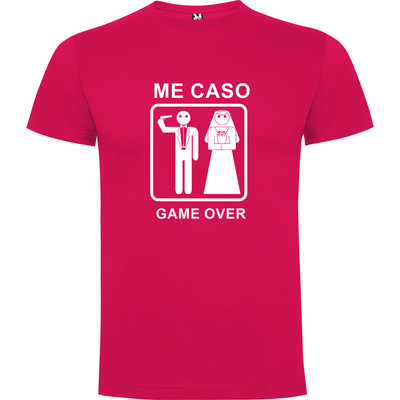 Camiseta despedida de soltero - Me caso, Game over