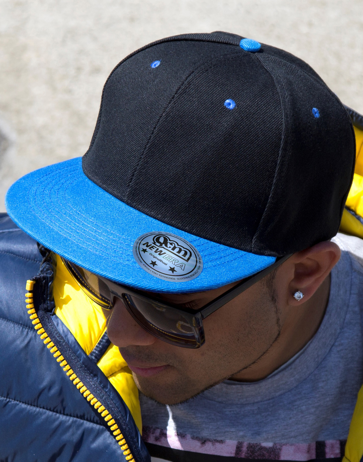 Gorra de visera plana personalizada