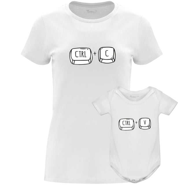 Pack camiseta Mamá e Hijo | Copiar y pegar