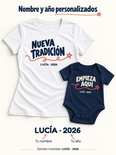 Nueva tradición — Pack personalizado para mamá y bebé