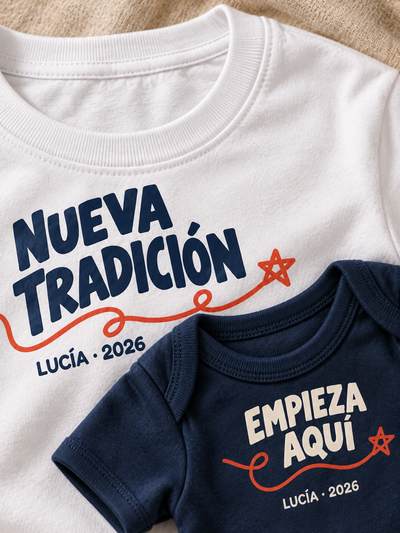 Nueva tradición — Pack personalizado para papá y bebé
