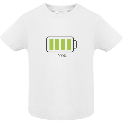 Camiseta Bebé – Batería descargada