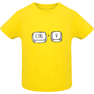 Camiseta Bebé – Diseño Copiar y Pegar