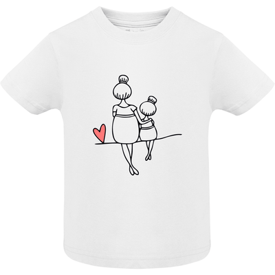 Camiseta Bebé – Línea Corazón
