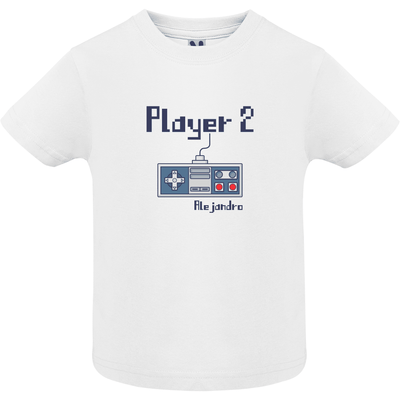 Camiseta Bebé – Player 1 Player 2