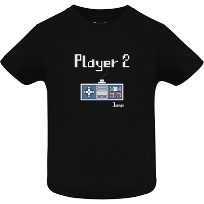 Camiseta Bebé – Player 1 Player 2