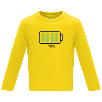 Camiseta Bebé – Batería descargada