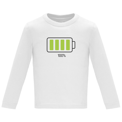 Camiseta Bebé – Batería descargada