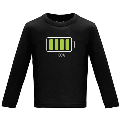 Camiseta Bebé – Batería descargada