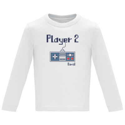 Camiseta Bebé – Player 1 Player 2