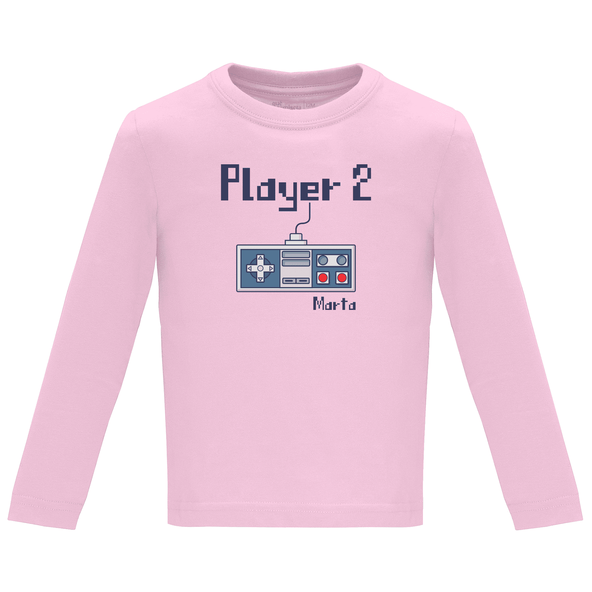 Camiseta Bebé – Player 1 Player 2