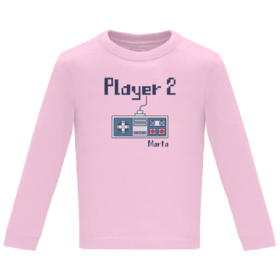 Camiseta Bebé – Player 1 Player 2
