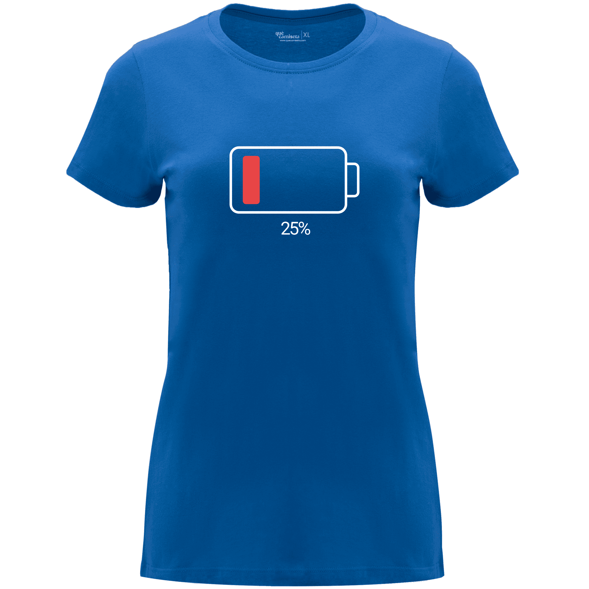 Camiseta Día de la Madre en Algodón Orgánico – Batería descargada
