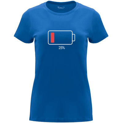 Camiseta Día de la Madre en Algodón Orgánico – Batería descargada