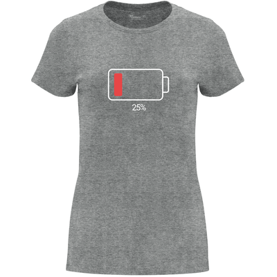 Camiseta Día de la Madre en Algodón Orgánico – Batería descargada
