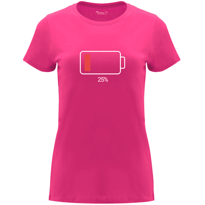 Camiseta Día de la Madre en Algodón Orgánico – Batería descargada
