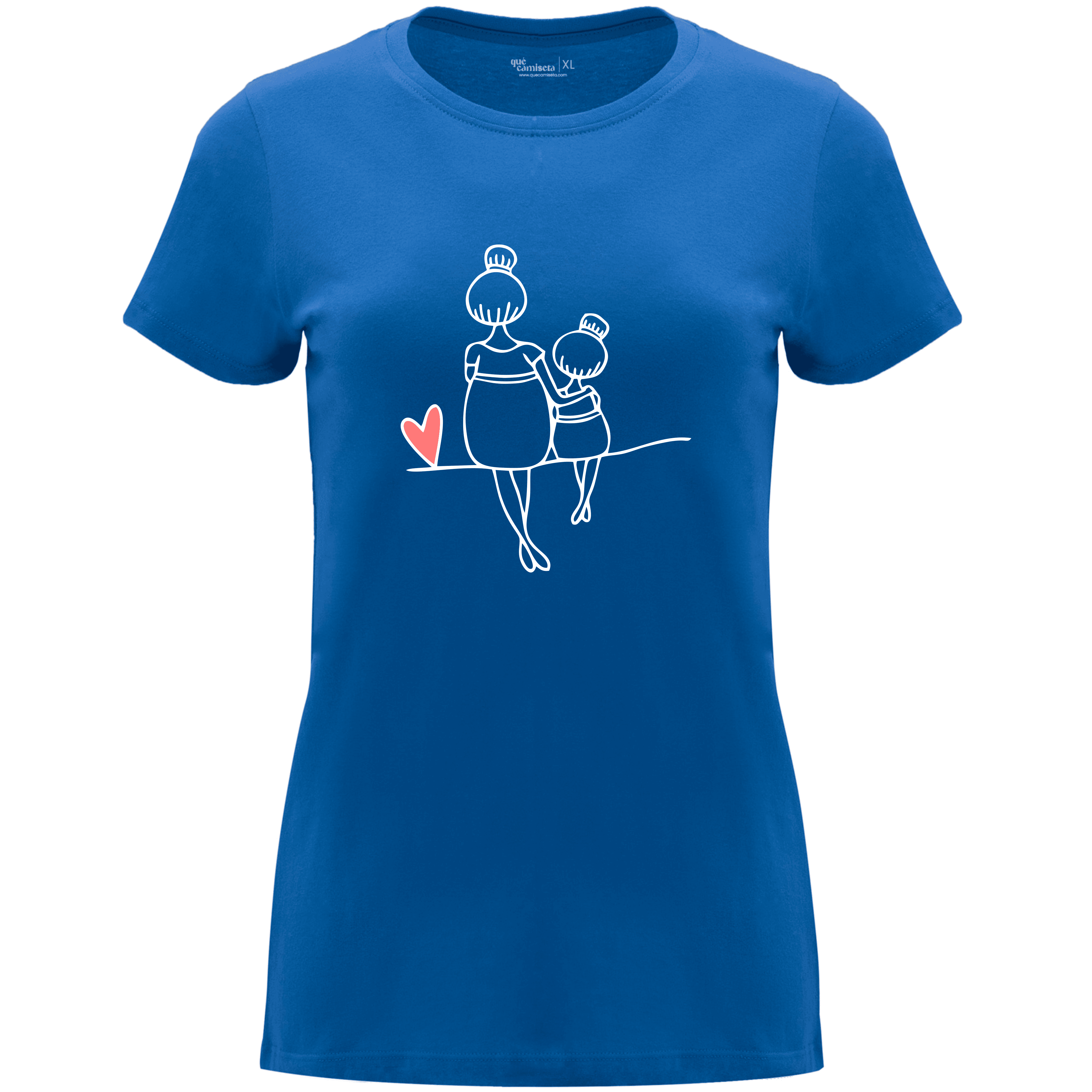 Camiseta Día de la Madre en Algodón Orgánico – Línea Corazón