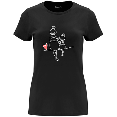 Camiseta Día de la Madre en Algodón Orgánico – Línea Corazón
