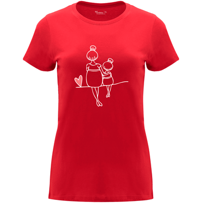 Camiseta Día de la Madre en Algodón Orgánico – Línea Corazón
