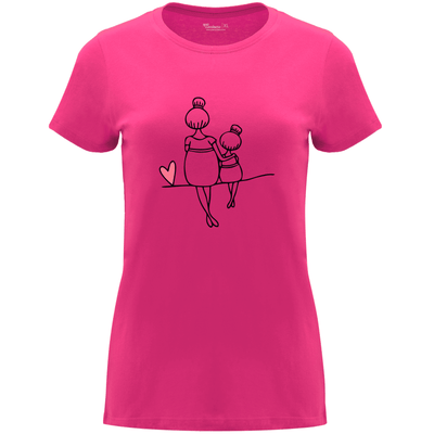 Camiseta Día de la Madre en Algodón Orgánico – Línea Corazón