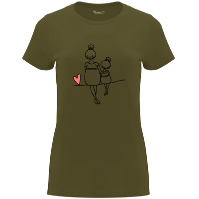 Camiseta Día de la Madre en Algodón Orgánico – Línea Corazón