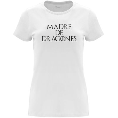 Camiseta Madre de Dragones en color Blanco para el Día de la Madre