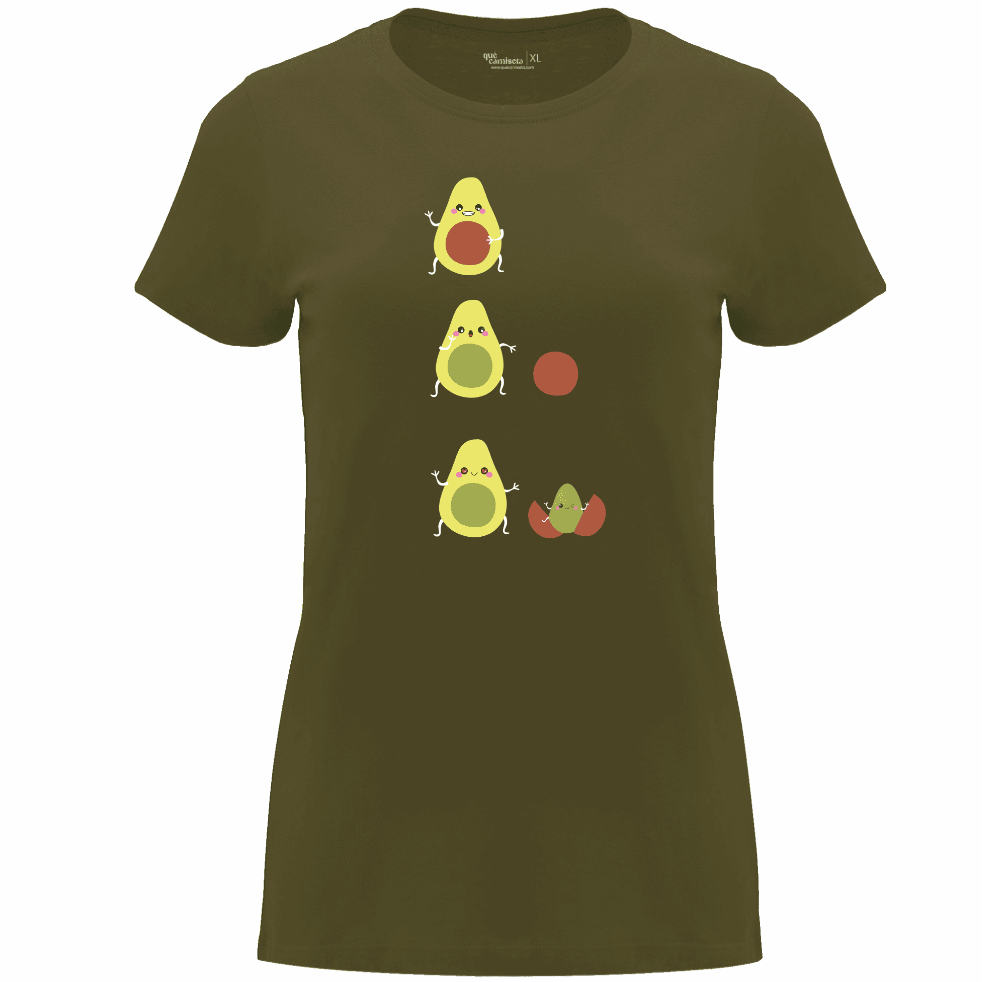 Camiseta Día de la Madre en Algodón Orgánico – Mamá aguacate