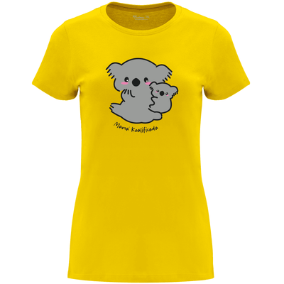 Camiseta Mamá Koalificada en color Amarillo para el Día de la Madre