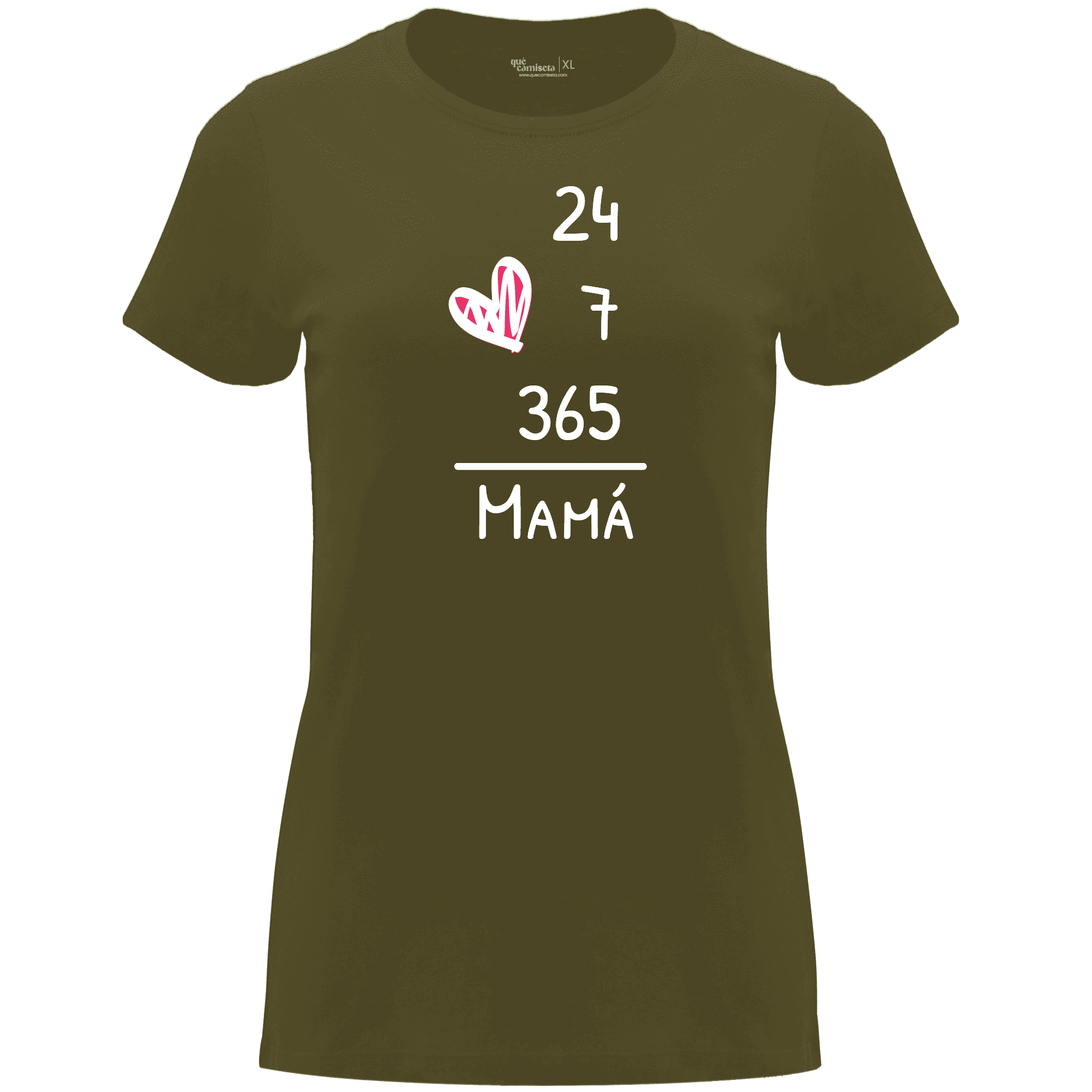 Camiseta Día de la Madre en Algodón Orgánico – Mamá Suma