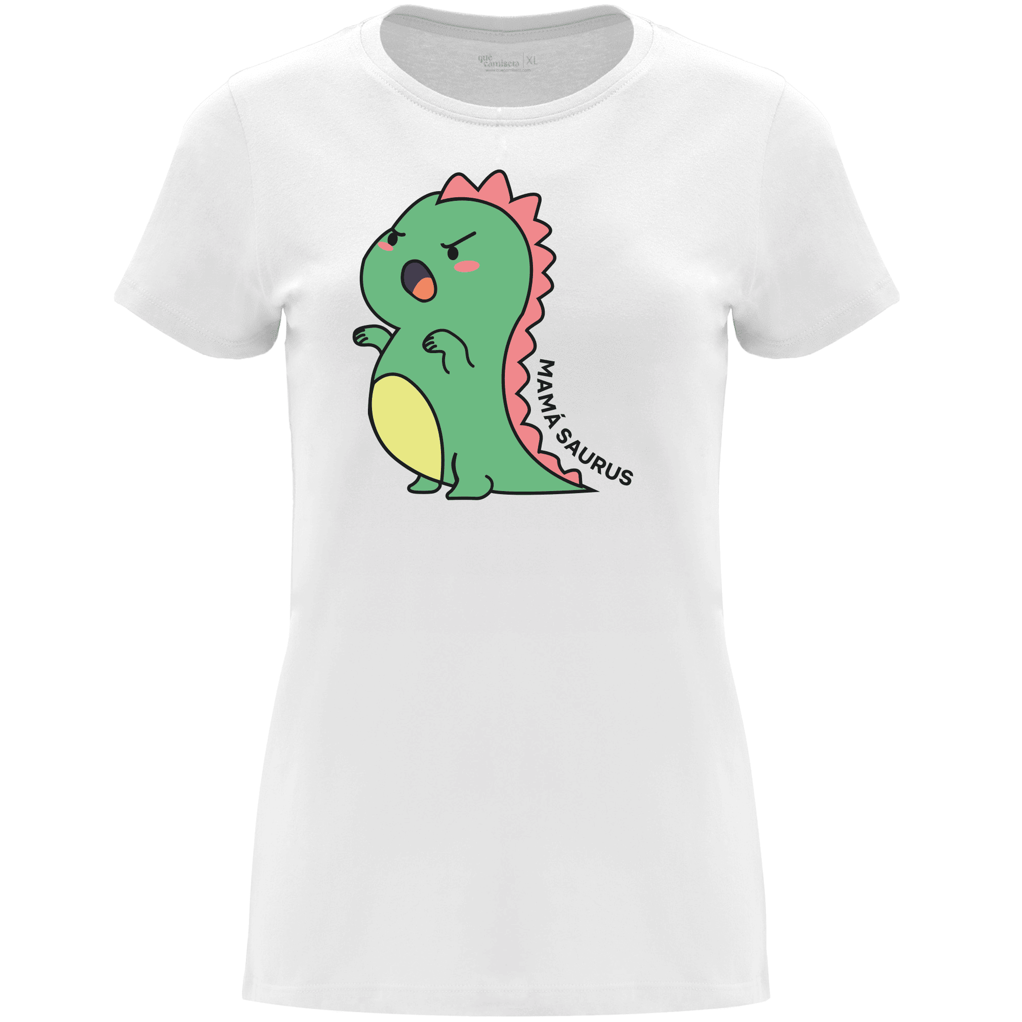 Camiseta Mamasaurus en color Blanco para el Día de la Madre