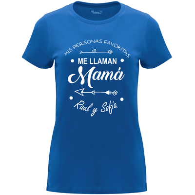 Camiseta Día de la Madre en Algodón Orgánico – Mis personas favoritas me llaman Mamá
