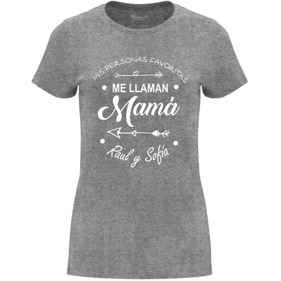 Camiseta Día de la Madre en Algodón Orgánico – Mis personas favoritas me llaman Mamá