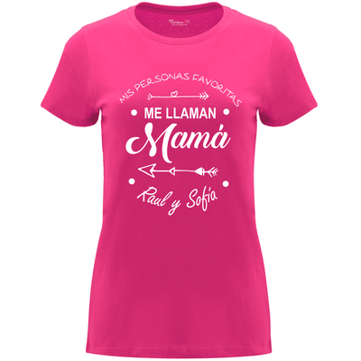 Camiseta Día de la Madre en Algodón Orgánico – Mis personas favoritas me llaman Mamá