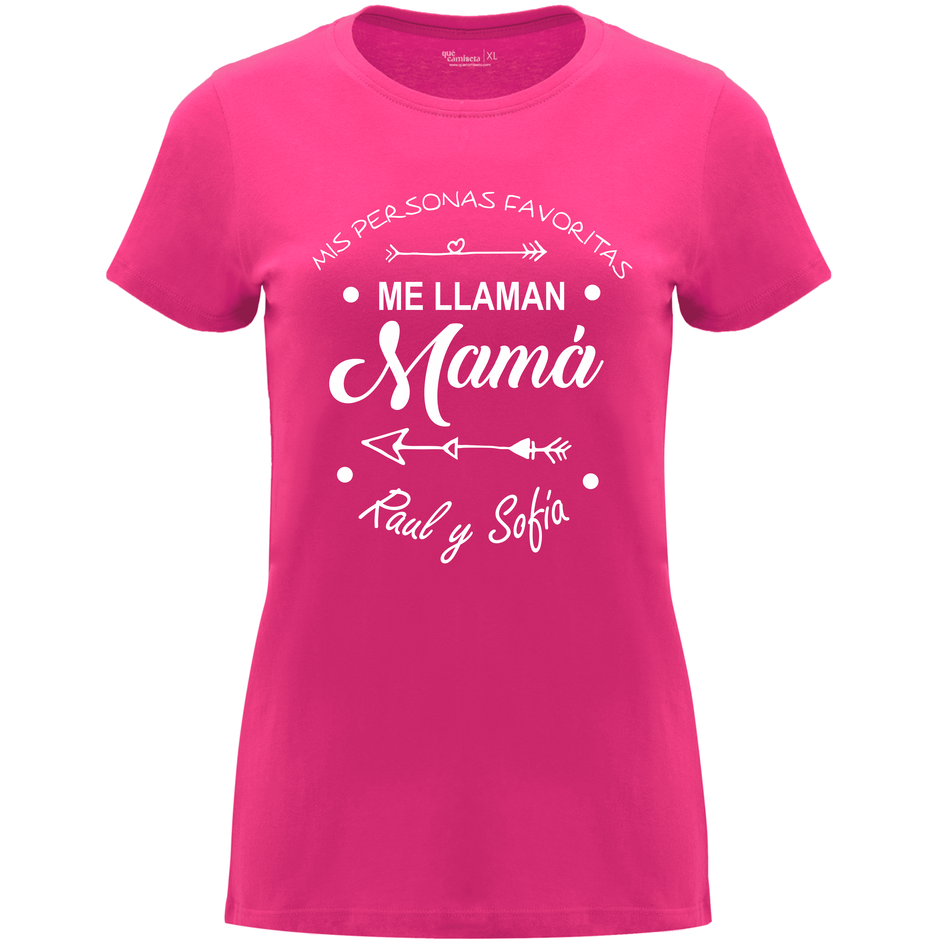 Camiseta Día de la Madre en Algodón Orgánico – Mis personas favoritas me llaman Mamá