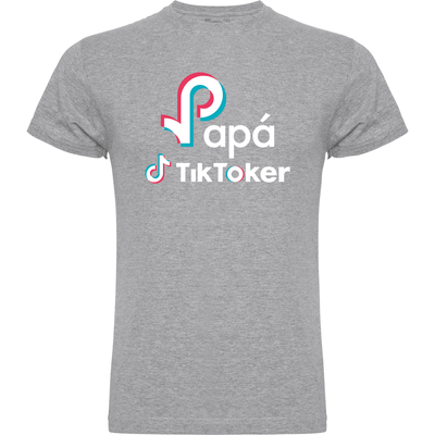 Camiseta Día del Padre en Algodón Orgánico – Papá Tiktoker
