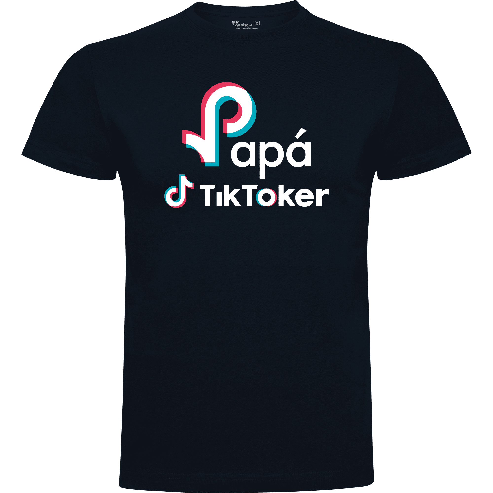 Camiseta Día del Padre en Algodón Orgánico – Papá Tiktoker