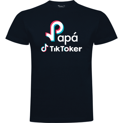 Camiseta Día del Padre en Algodón Orgánico – Papá Tiktoker